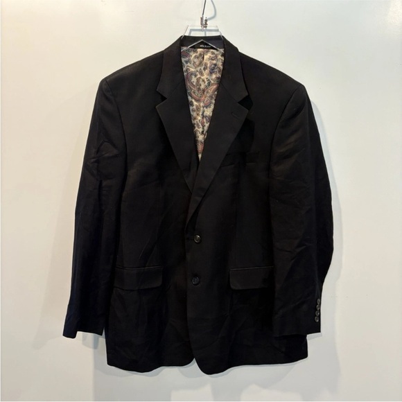 Lauren Ralph Lauren Linen Blend Blazer Sports Coat Suit Jacket Mens 43R (SU) - Picture 1 of 4